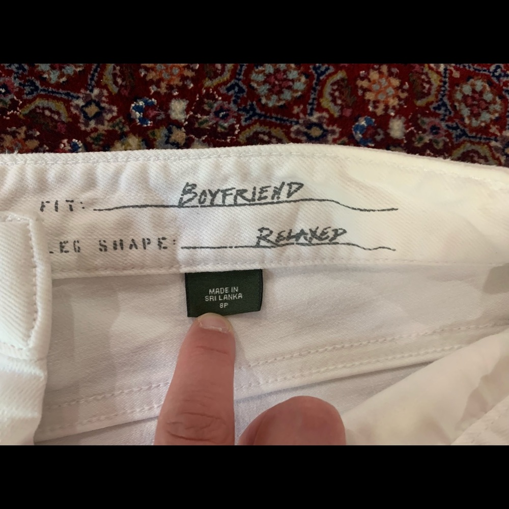 🥳 Host Pick!! 🎉Eddie Bauer relaxed fit boyfriend capris denim - Picture 8 of 8